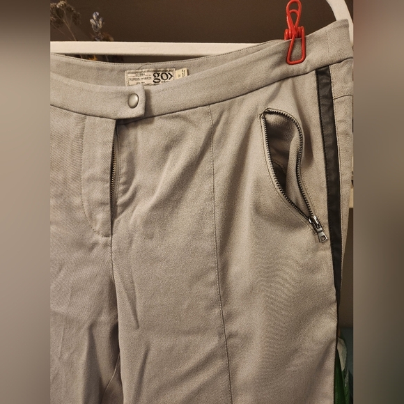 GoSilk 100% SILK Light Gray Pants Sz 12 Washable - Picture 8 of 10